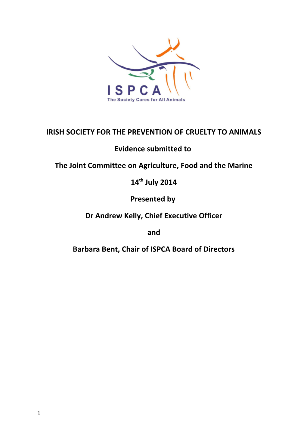 Irish Society for the Prevention of Cruelty to Animals