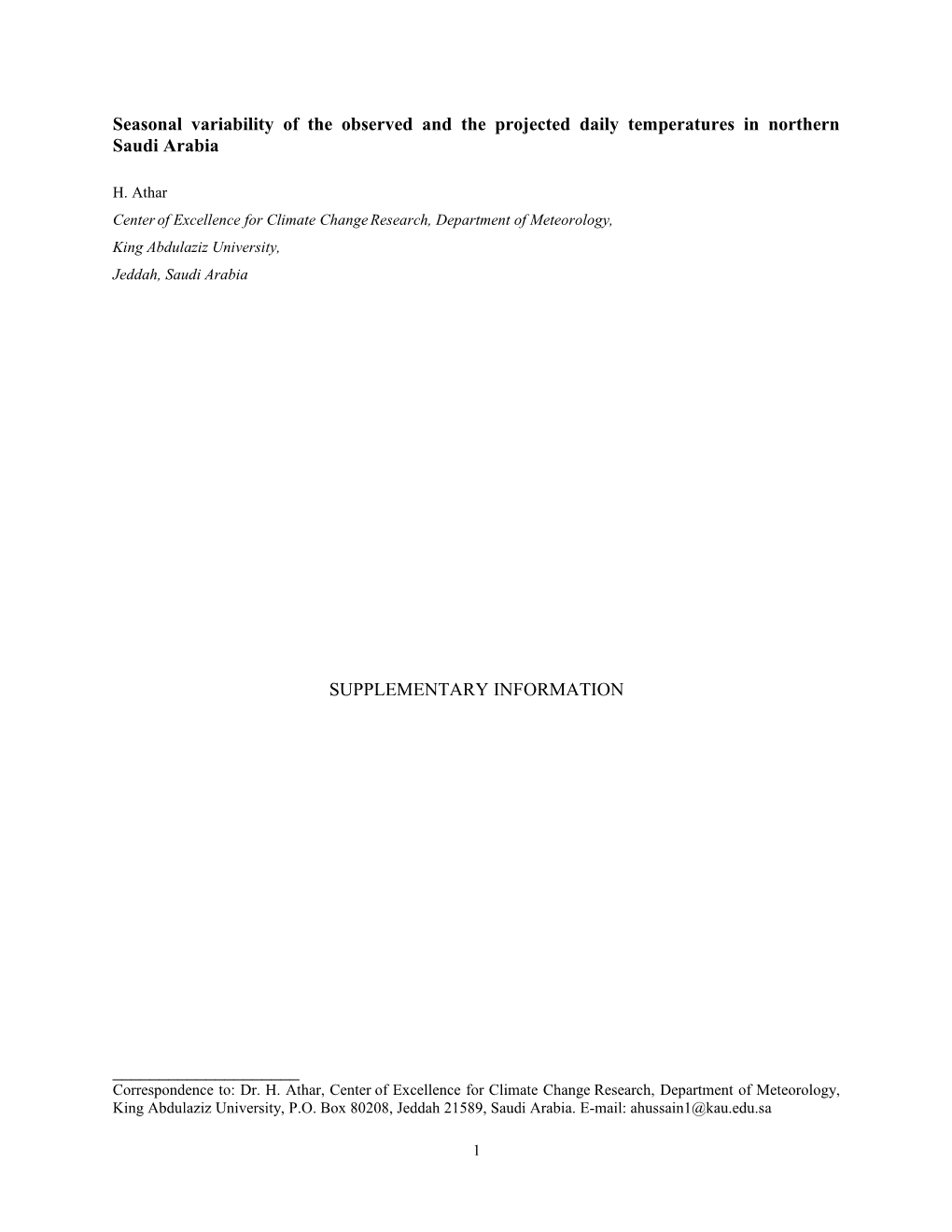 Seasonal Variability of the Observed and the Projected Daily Temperatures in Northern