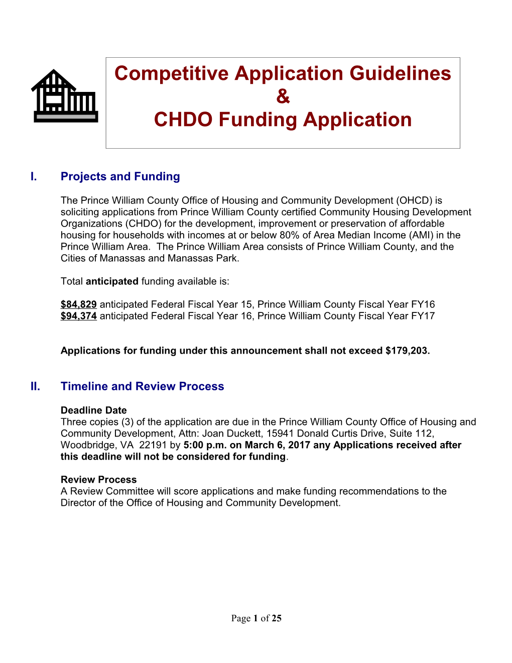 CHDO Application Guidelines FY17