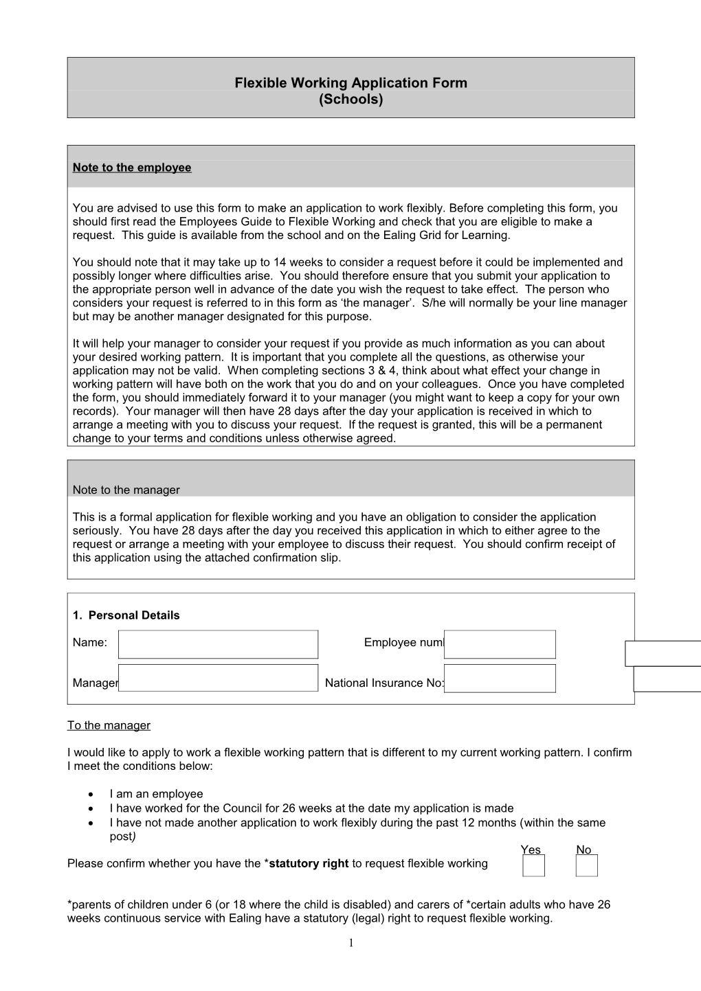Flexible Working Application Form s1