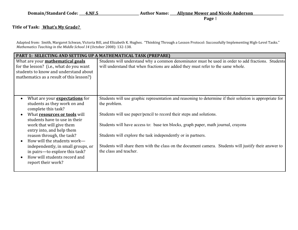 Thinking Through a Lesson Protocol (TTLP) Template s21