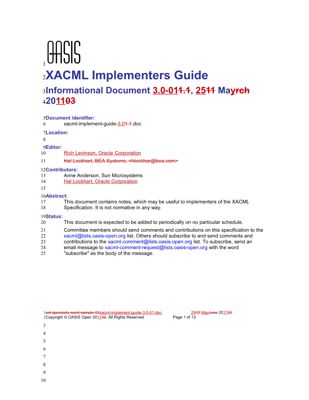 XACML Implementers Guide