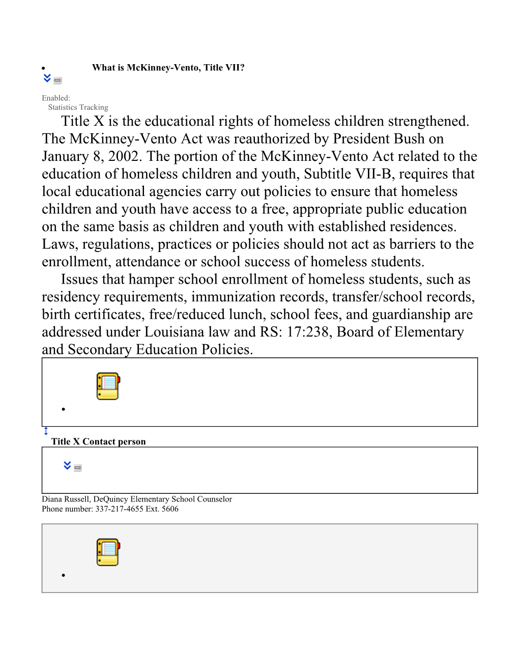 What Is Mckinney-Vento, Title VII?