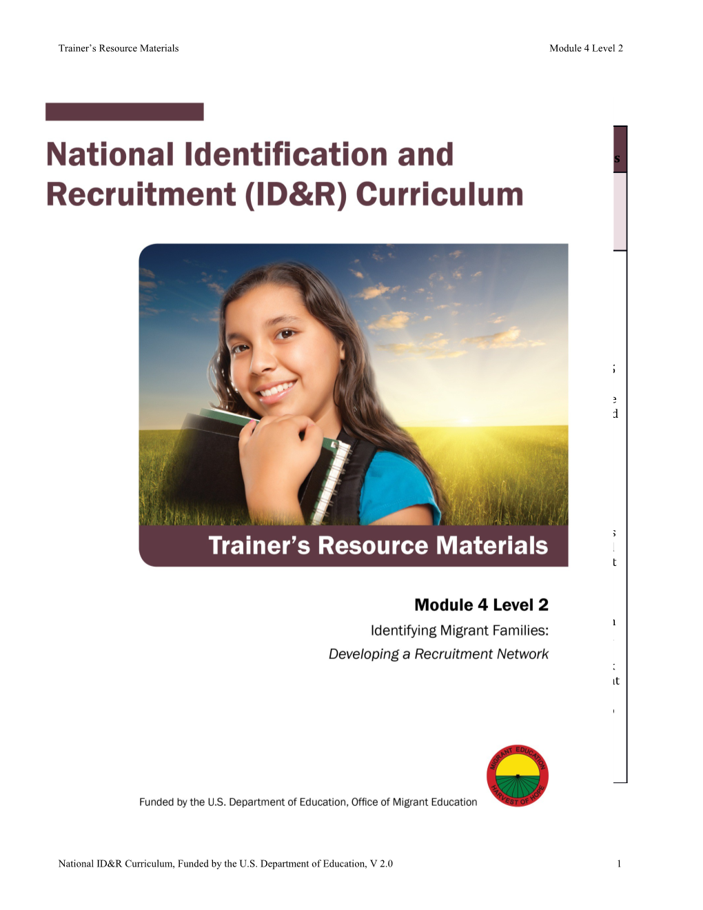 Trainer S Resource Materials Module 4 Level 2