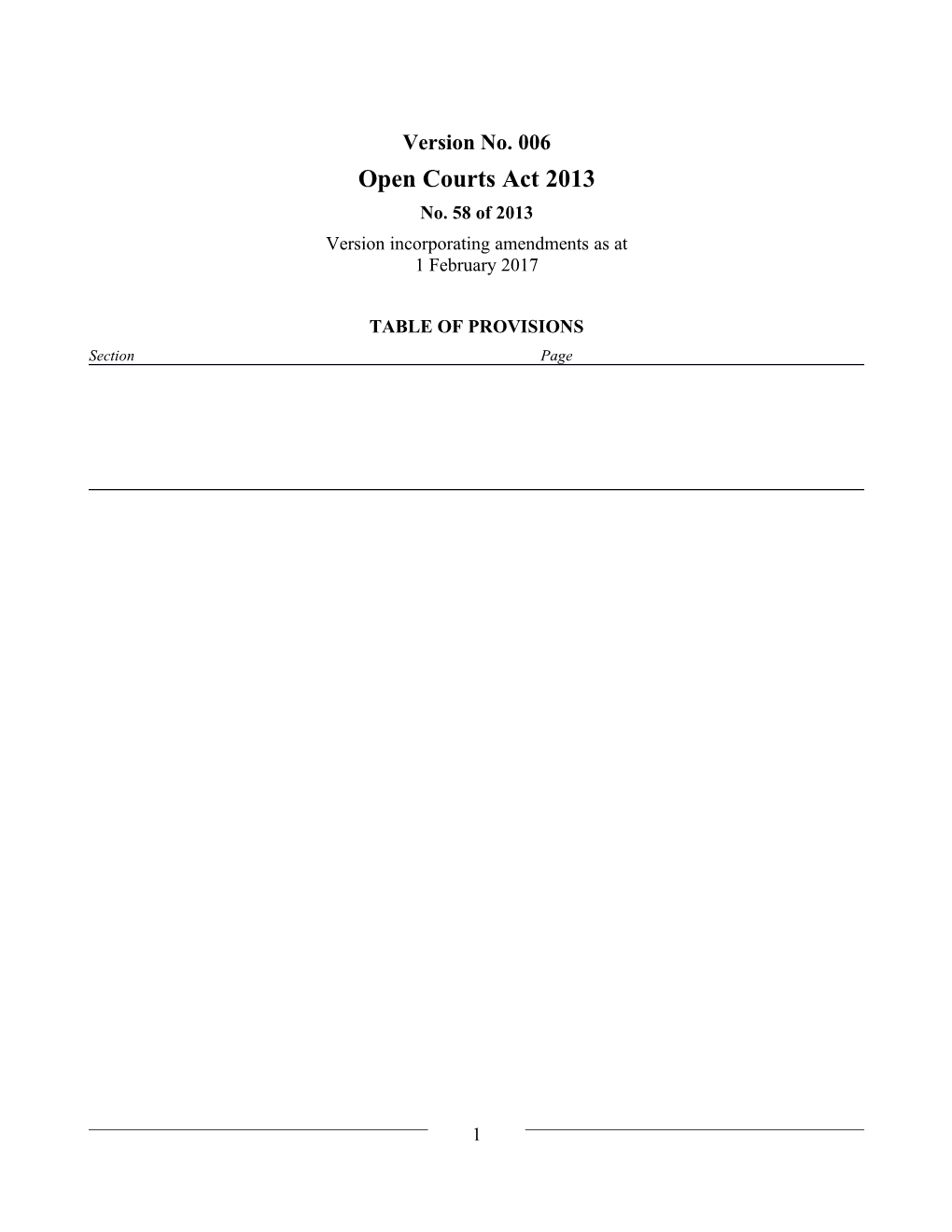 Open Courts Act 2013