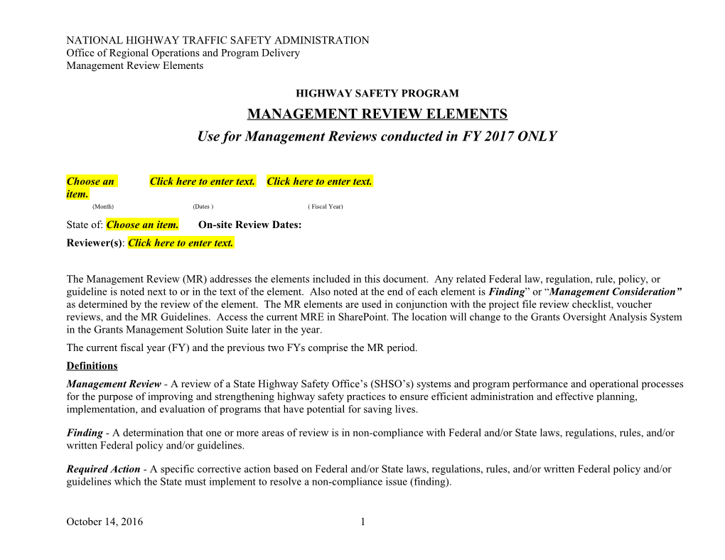 National Highway Traffic Safety Administration s1