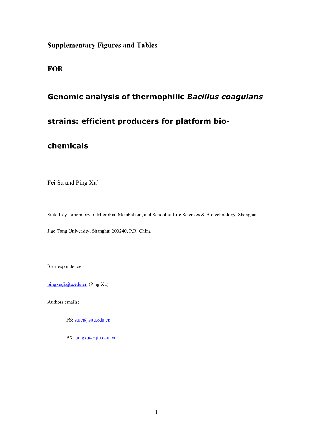 Supplementary Figures and Tables