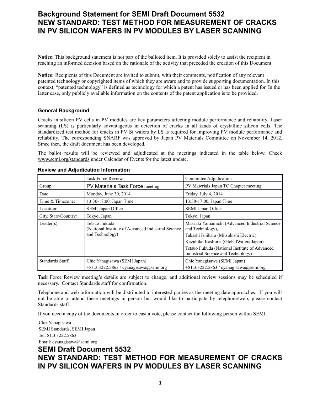 Semiconductor Equipment and Materials International s2