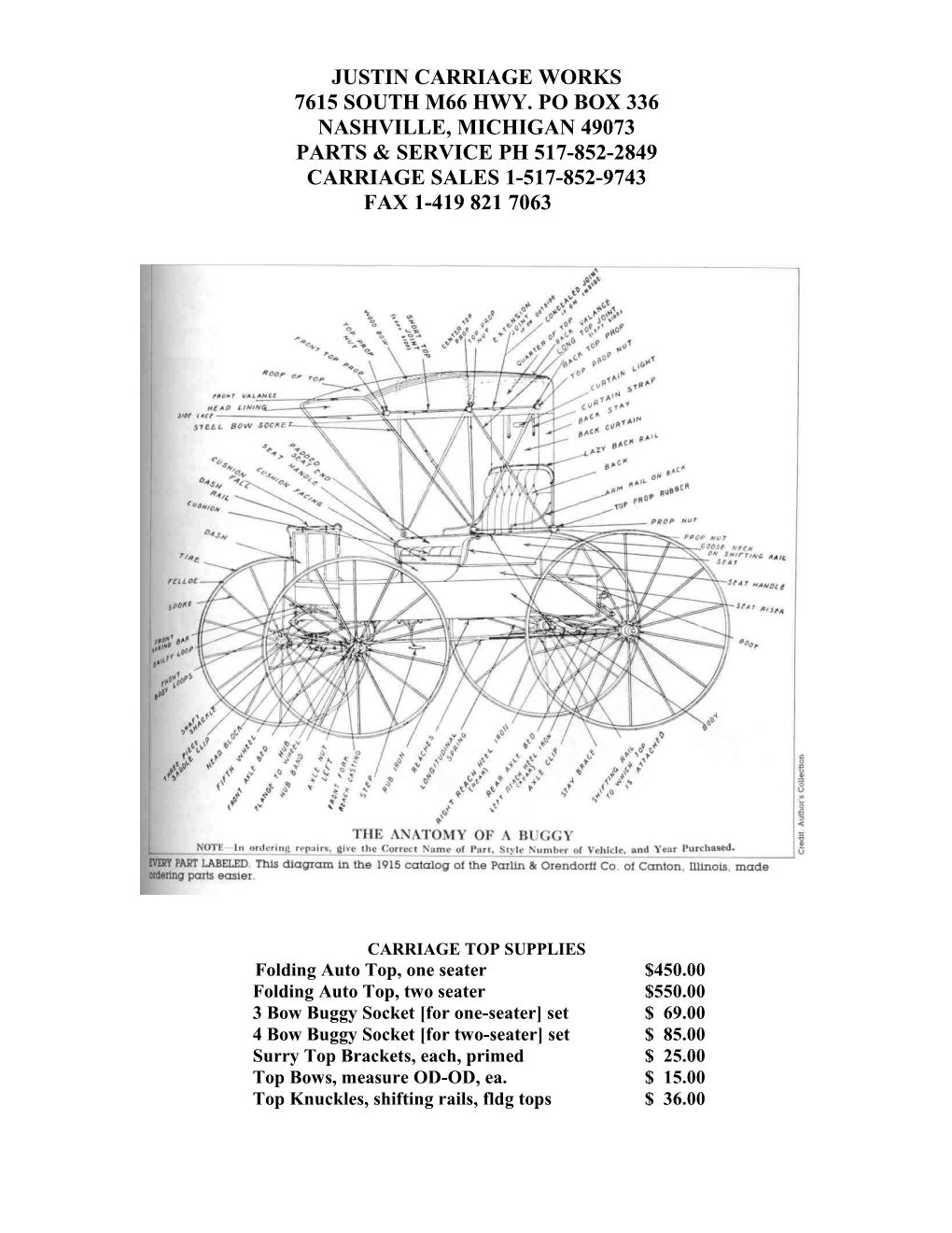 Justin Carriage Works