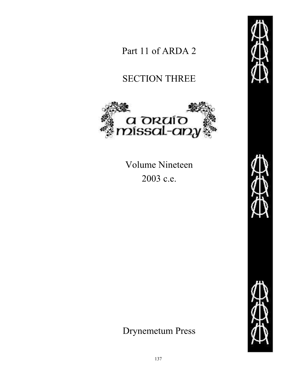 A Druid Missal-Any