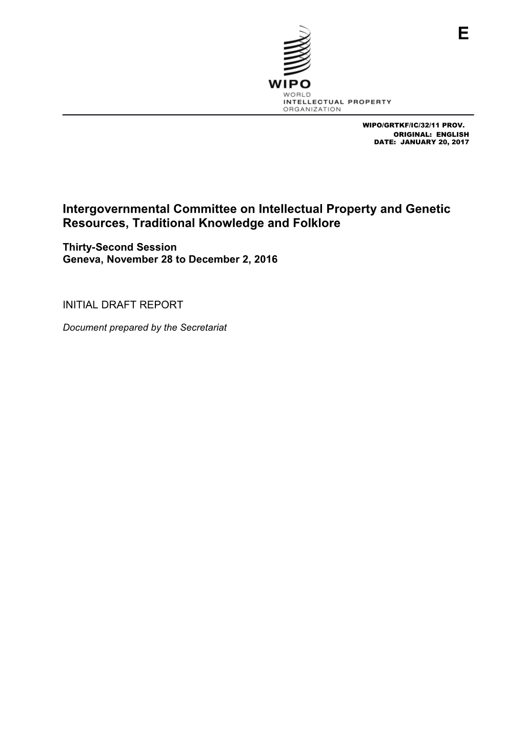 Intergovernmental Committee on Intellectual Property and Genetic Resources, Traditional s2