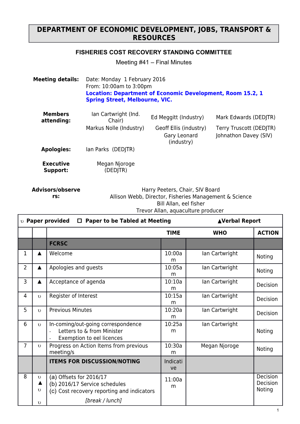 Department of Primary Industries s1