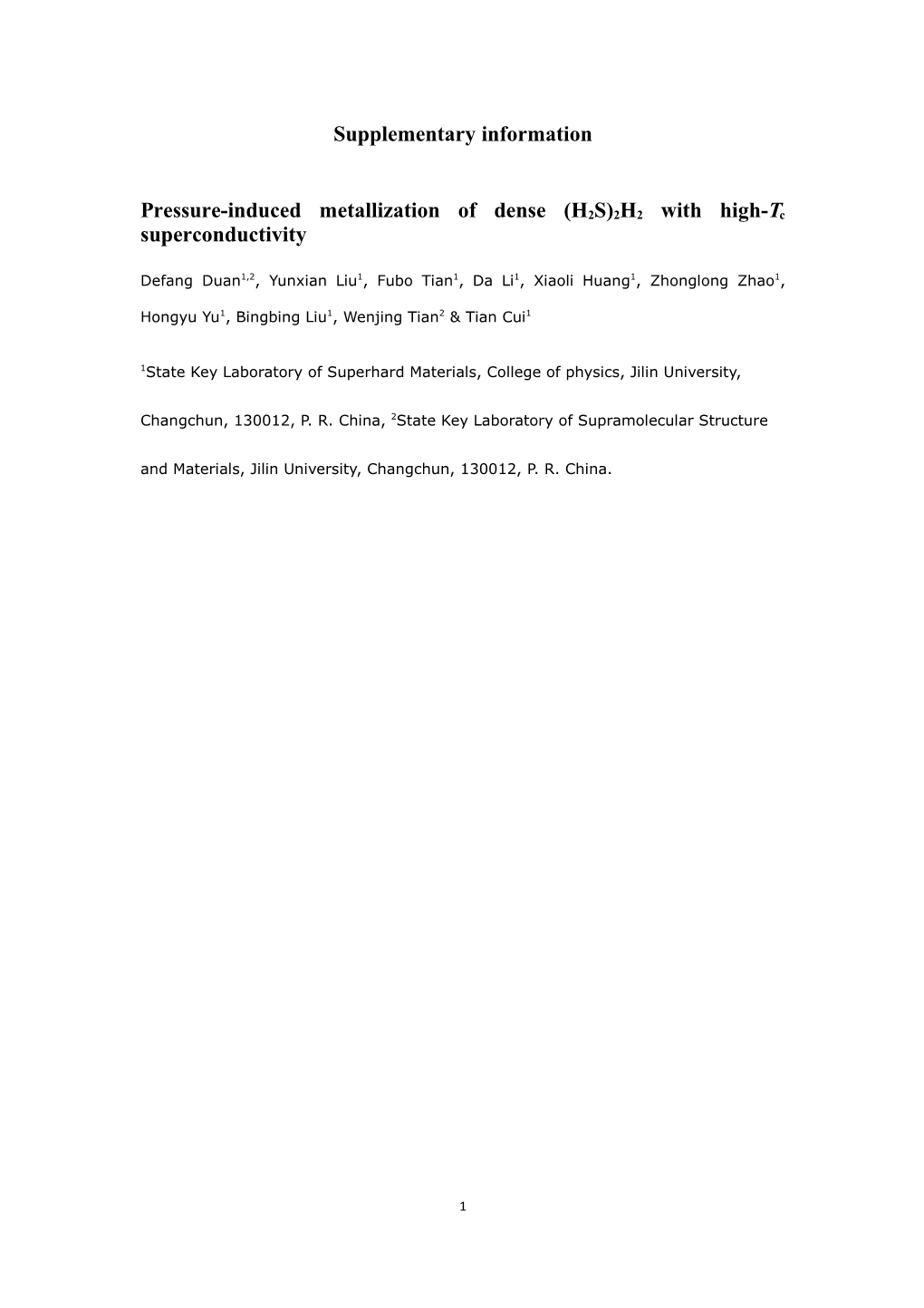 Pressure-Induced Metallization of Dense (H2S)2H2 with High-Tc Superconductivity