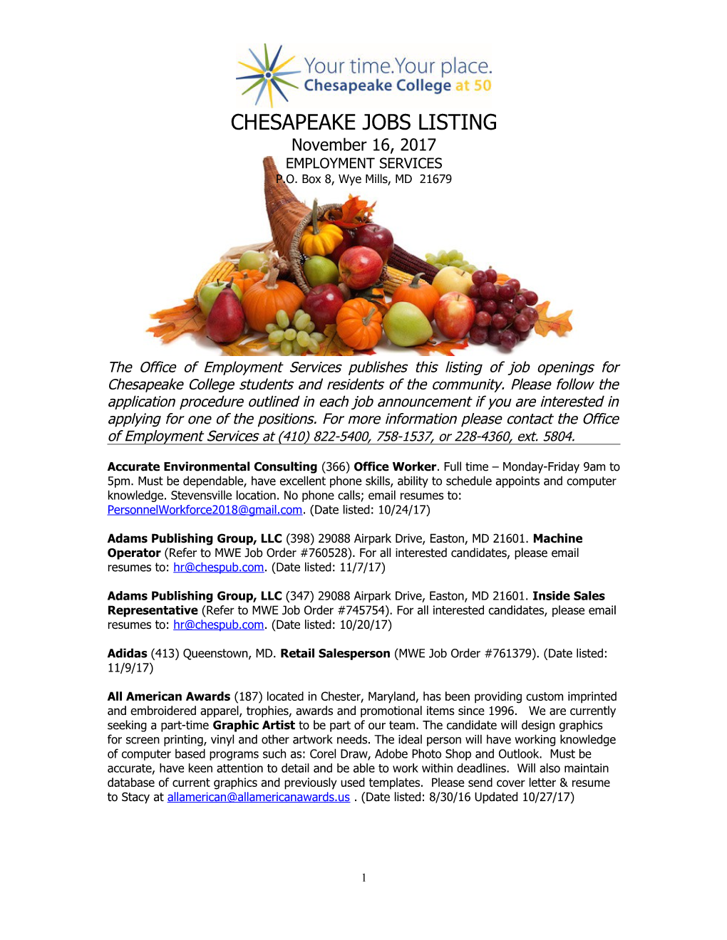 Chesapeake Jobs Listing s2