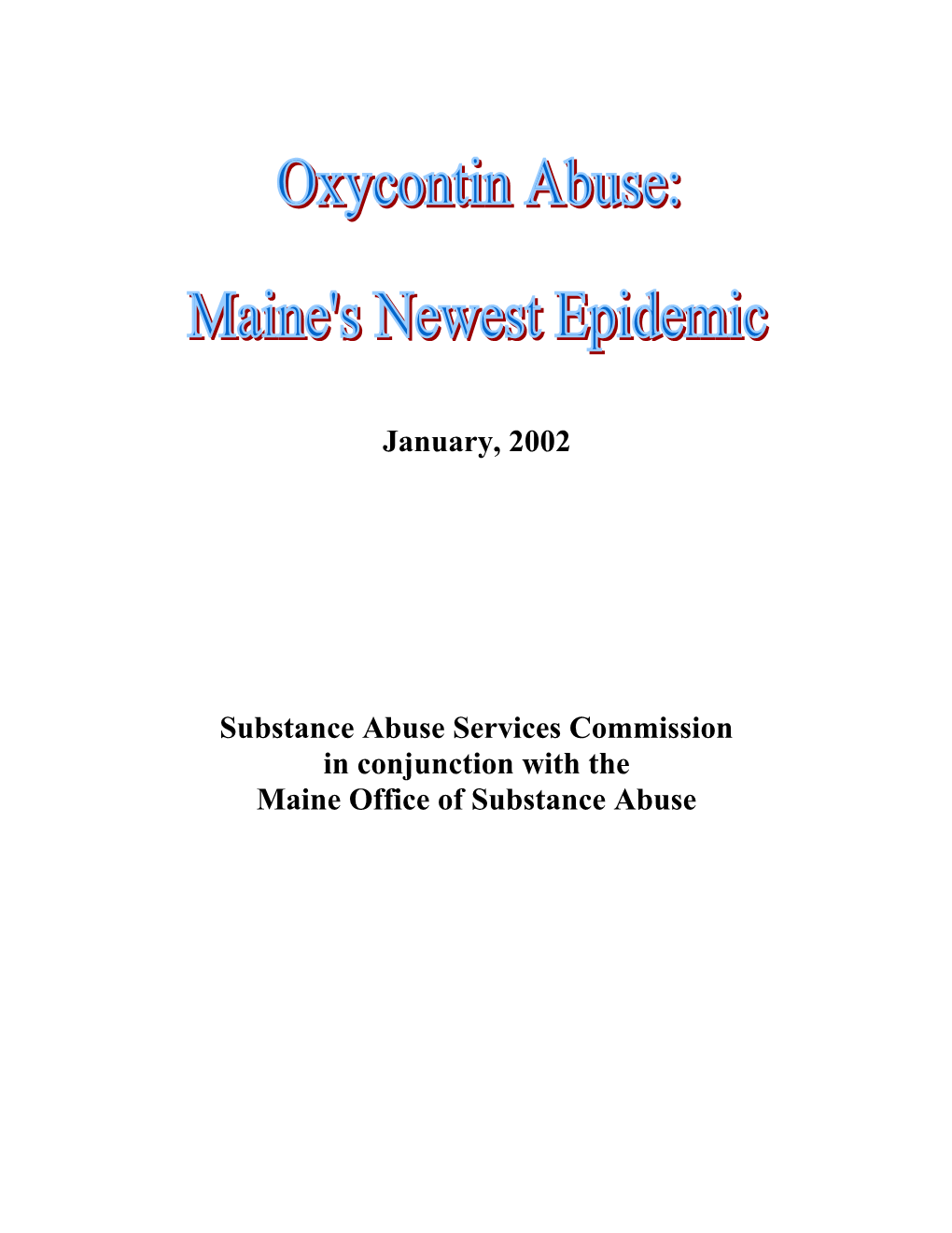 Substance Abuse Services Commission