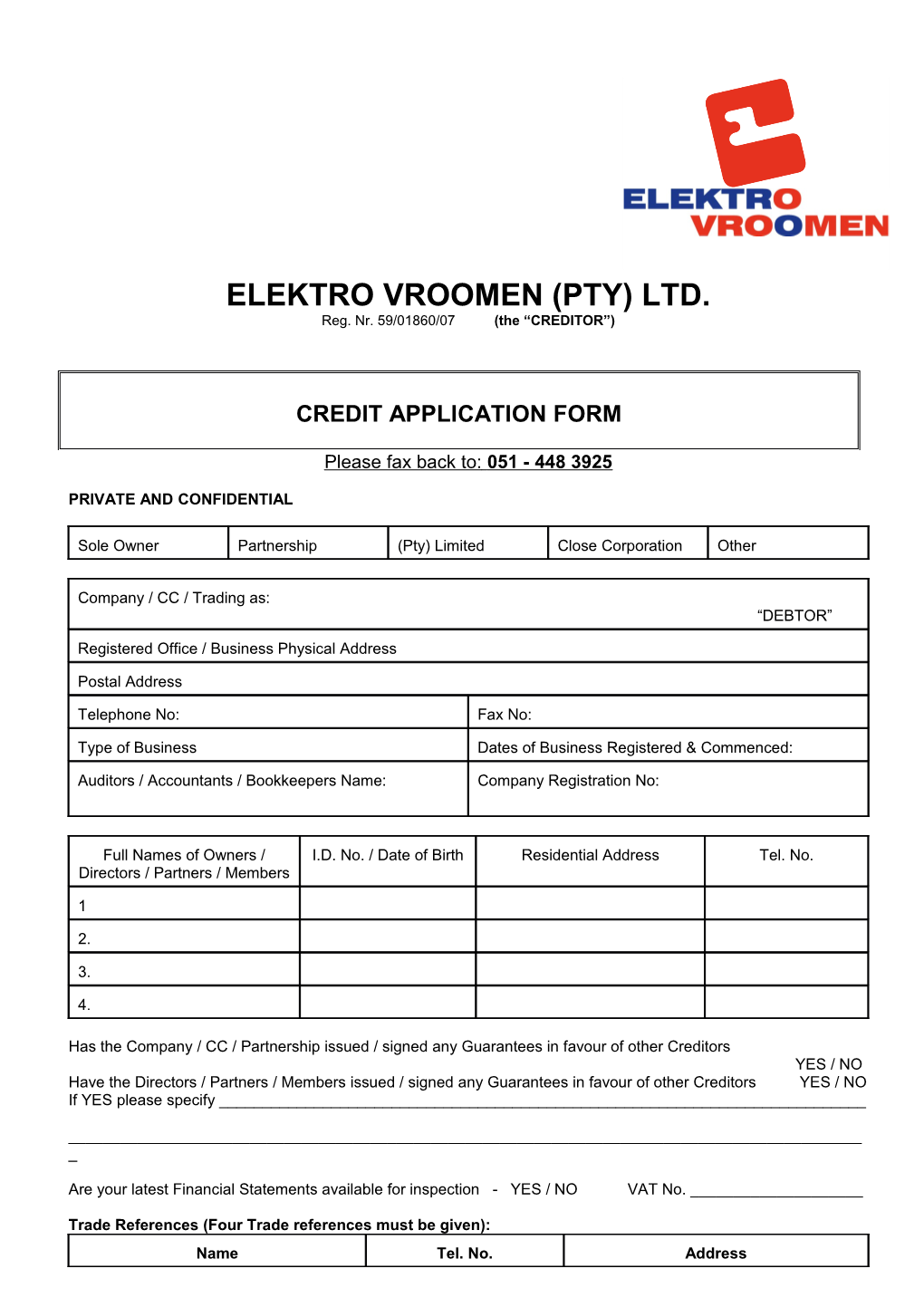 Elektro Vroomen (Pty) Ltd