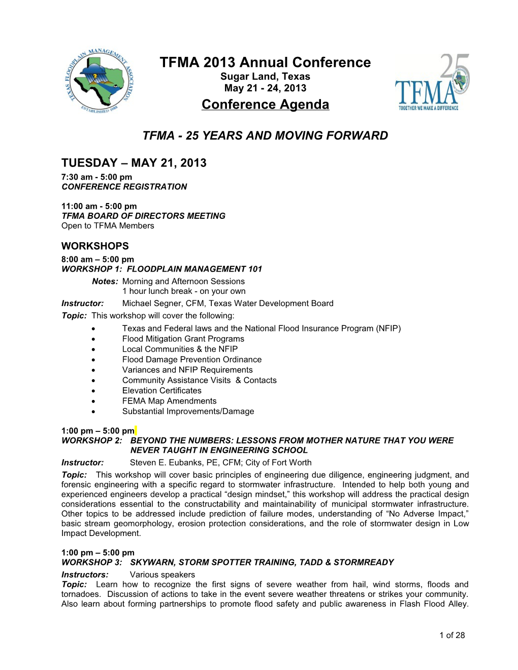 Texas Floodplain Management Association