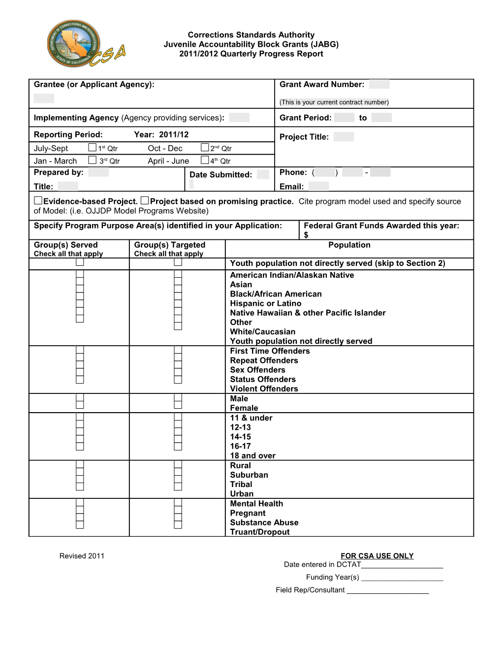 State of California Board of Corrections