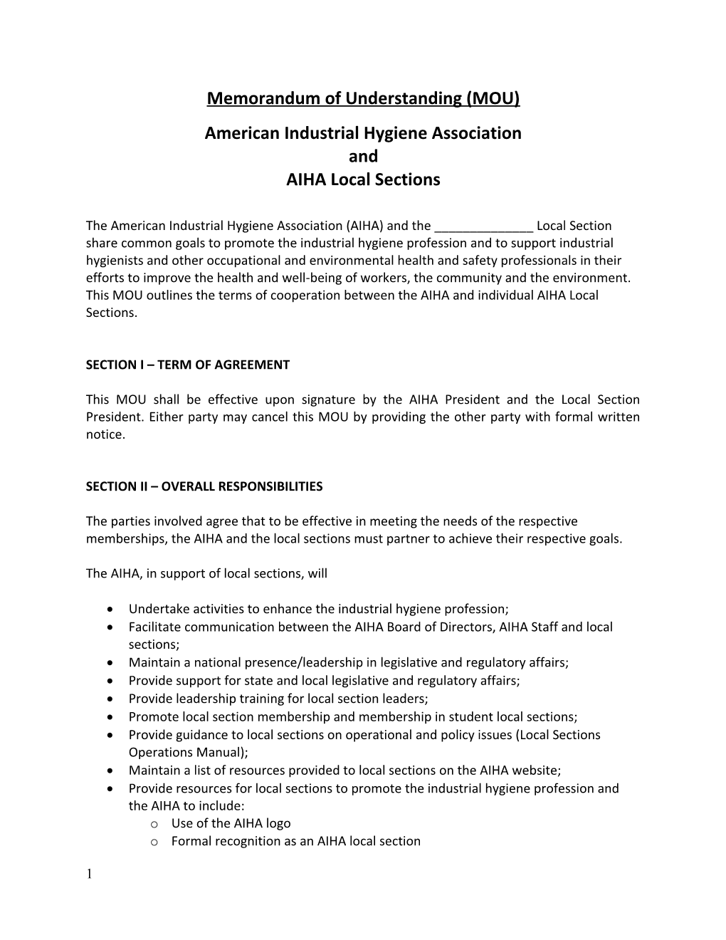 Revised Aihce 2012 MOU with AIHA (00300547)