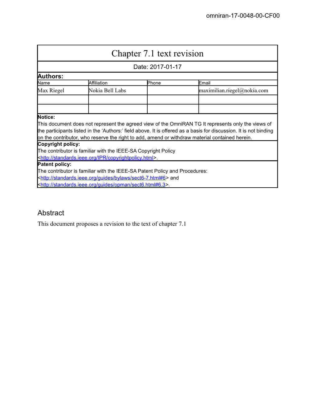 IEEE 802.16 Mentor Document Template s5