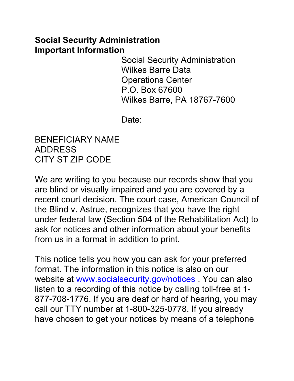 Social Security Administration