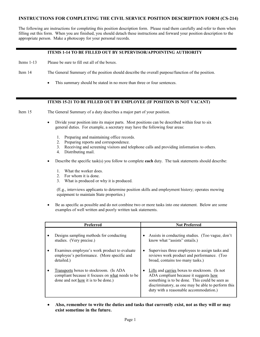 CS-214 Position Description Form s33