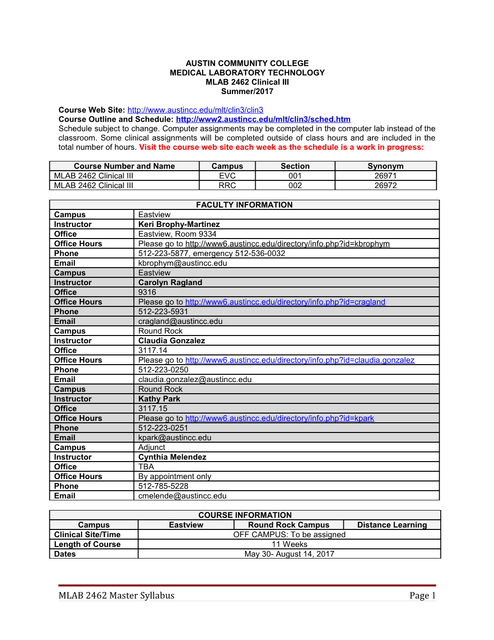 This Document Has Not Been Completely Updated for Summer 2000 - Only Cover Page and Lect