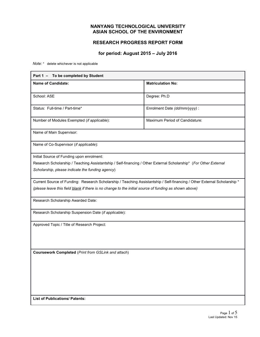 Thesis Advisory Committee