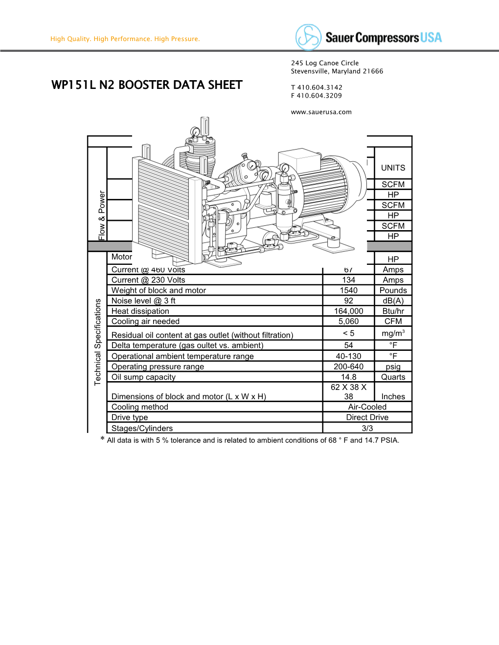 Wp151l N2 Booster Data Sheet
