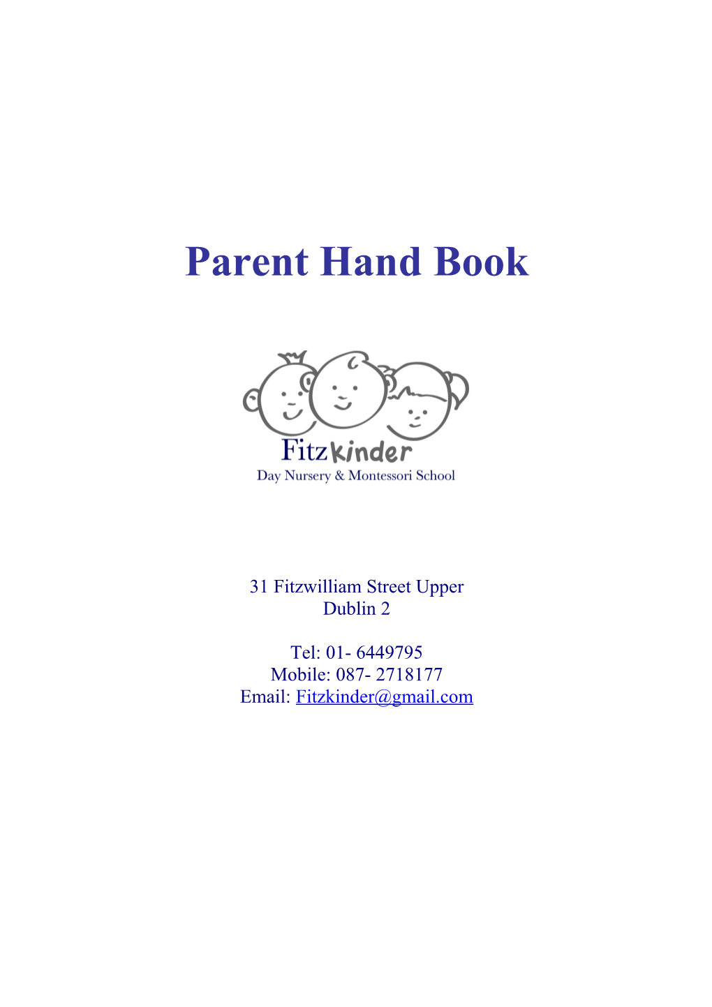 Parent Hand Book