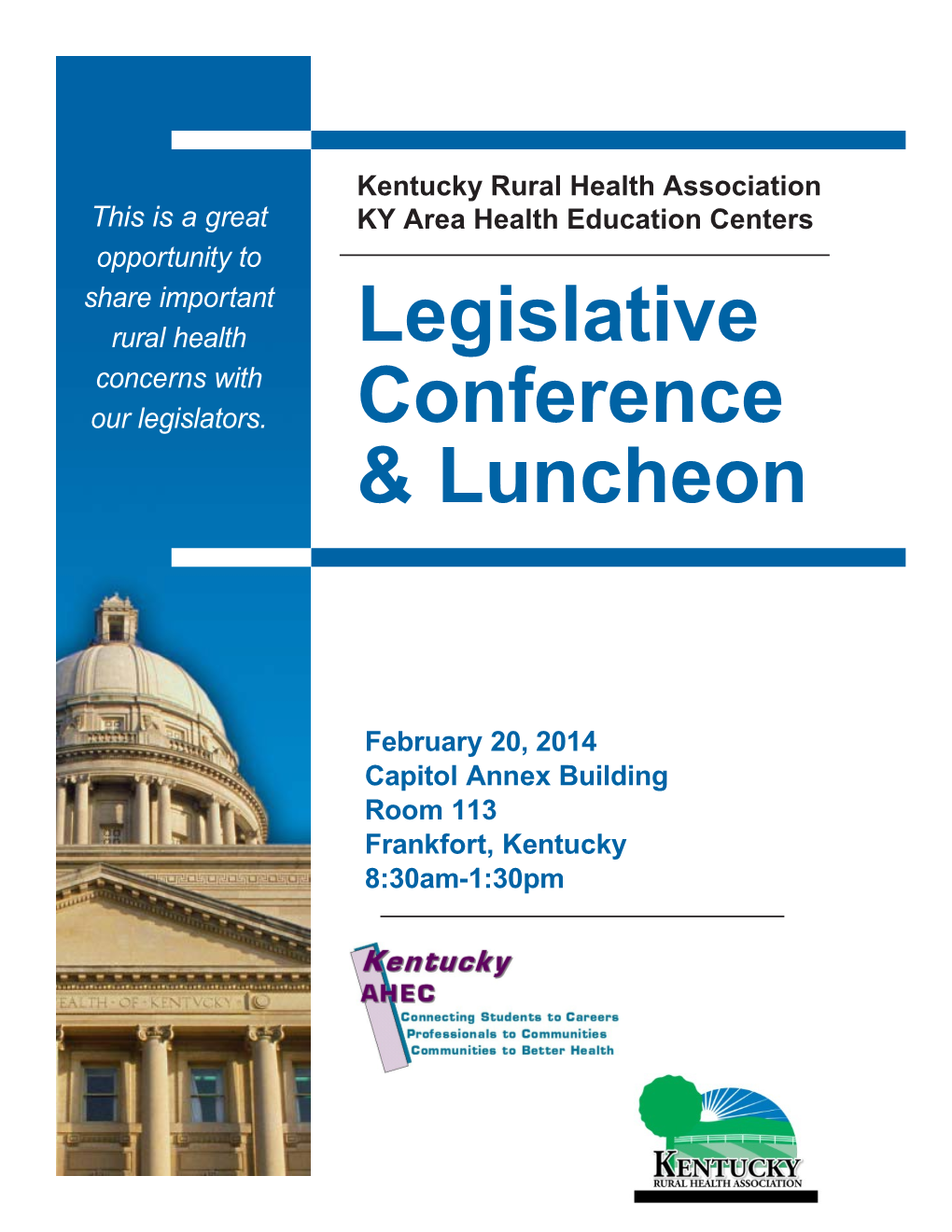 Kentucky Rural Health Association Legislative Conference.Pmd