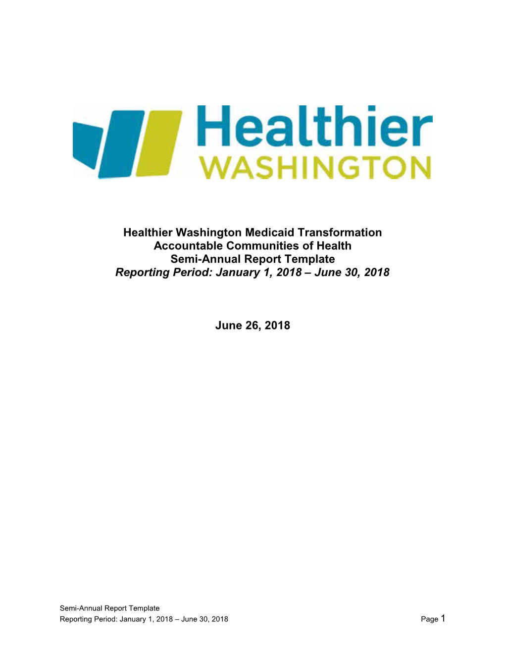 Healthier Washington Medicaid Transformation