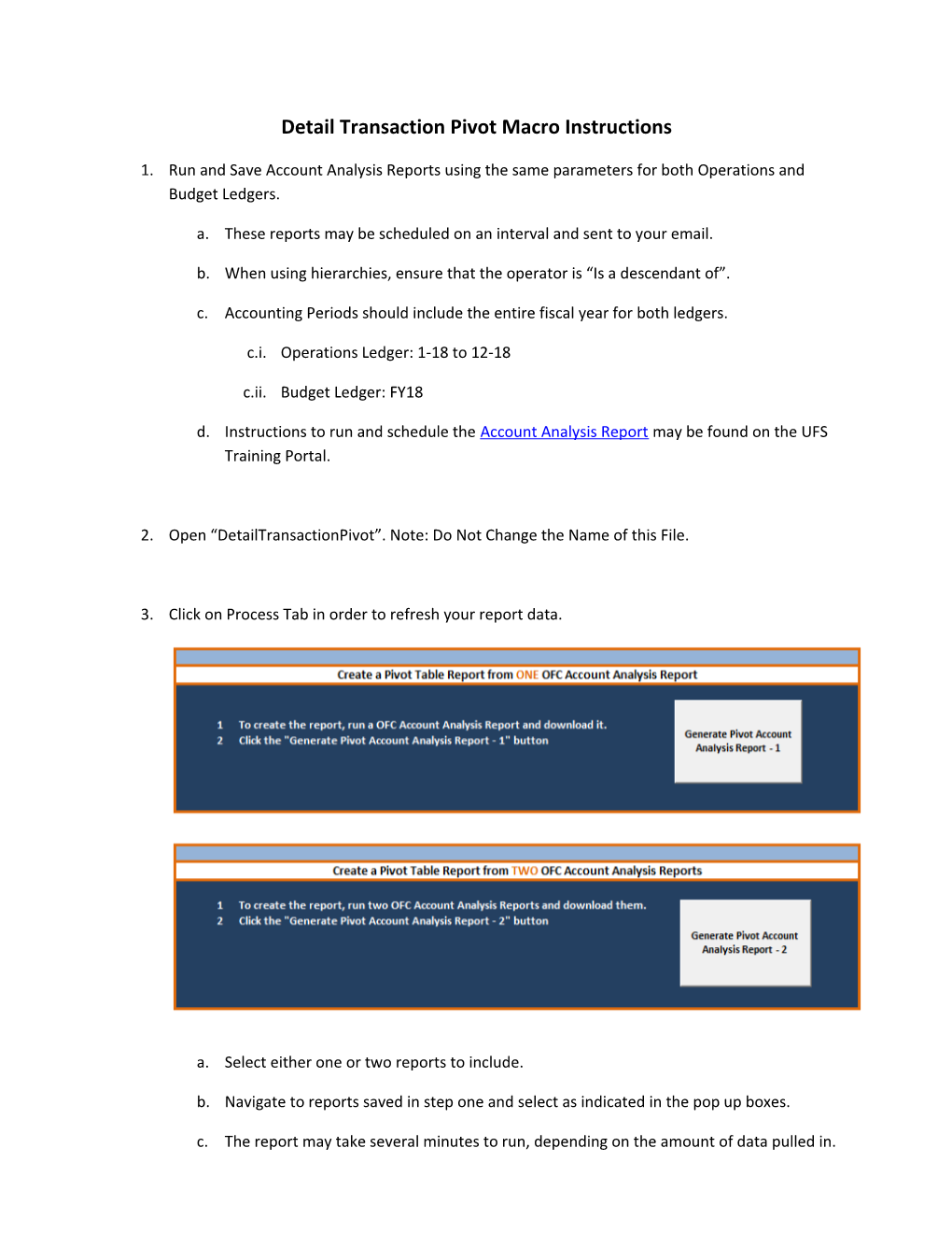 Detail Transaction Pivot Macro Instructions