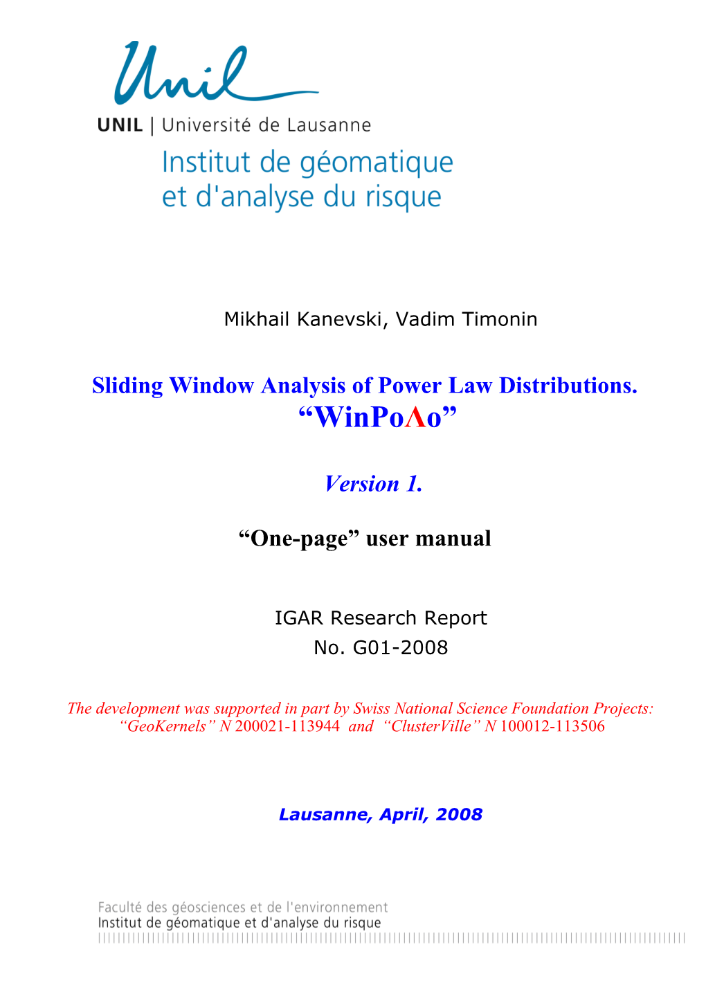 Sliding Window Analysis of Power Law Distributions