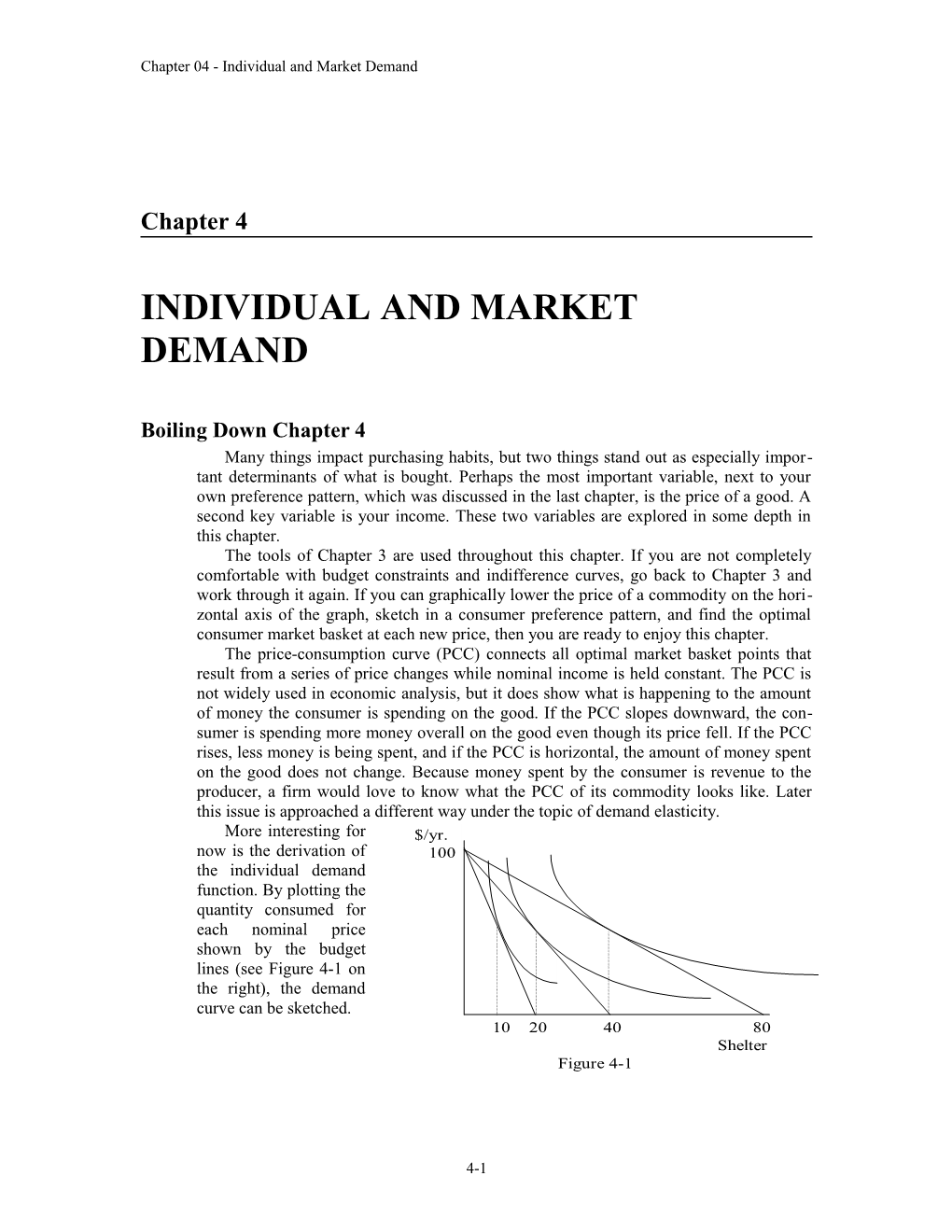 Chapter 04 - Individual and Market Demand