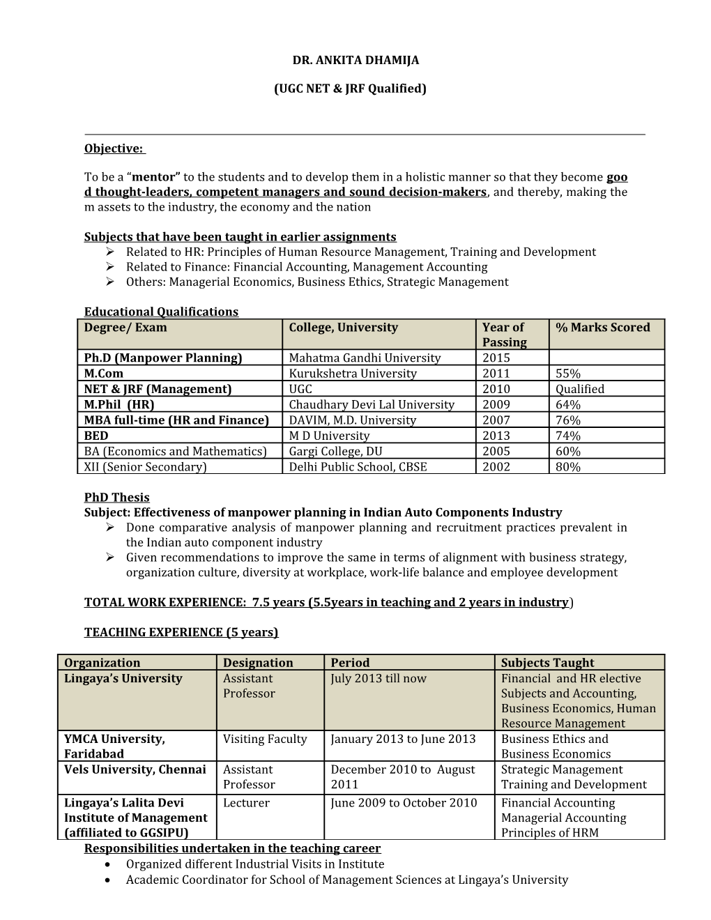 UGC NET & JRF Qualified