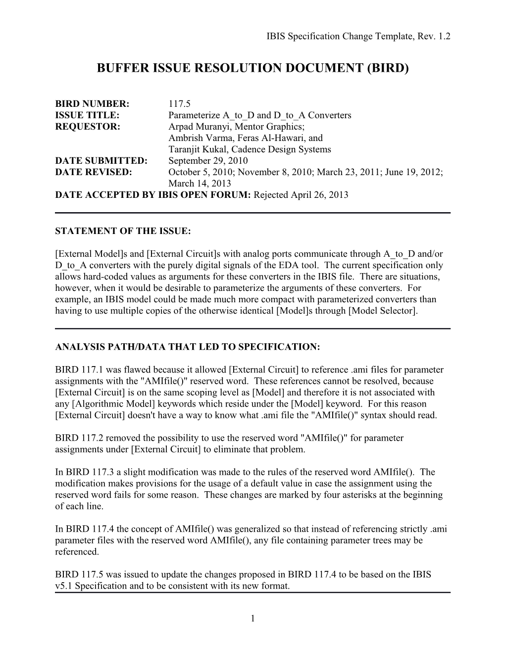 Buffer Issue Resolution Document (Bird)