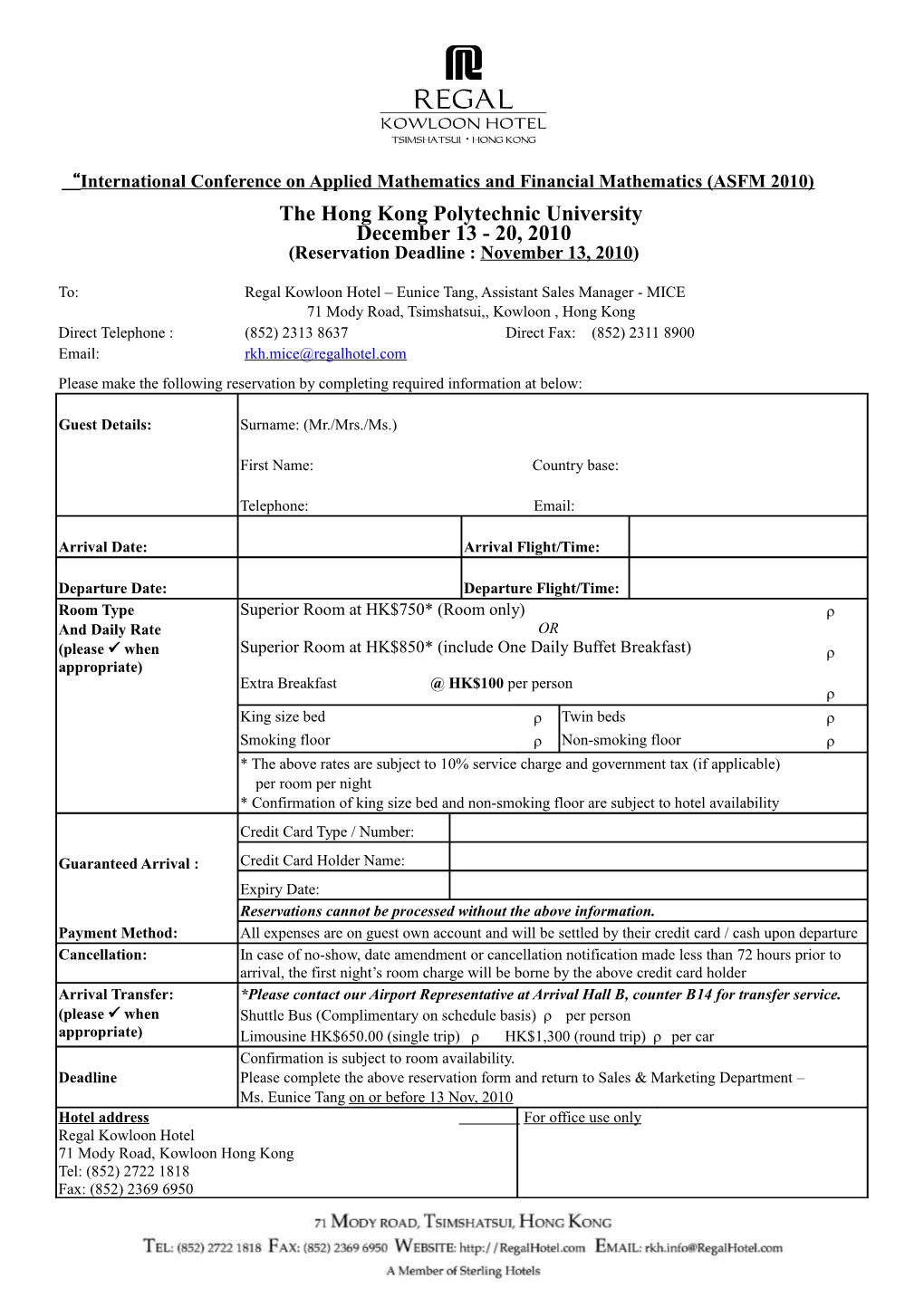 International Conference on Applied Mathematics and Financial Mathematics (ASFM 2010)