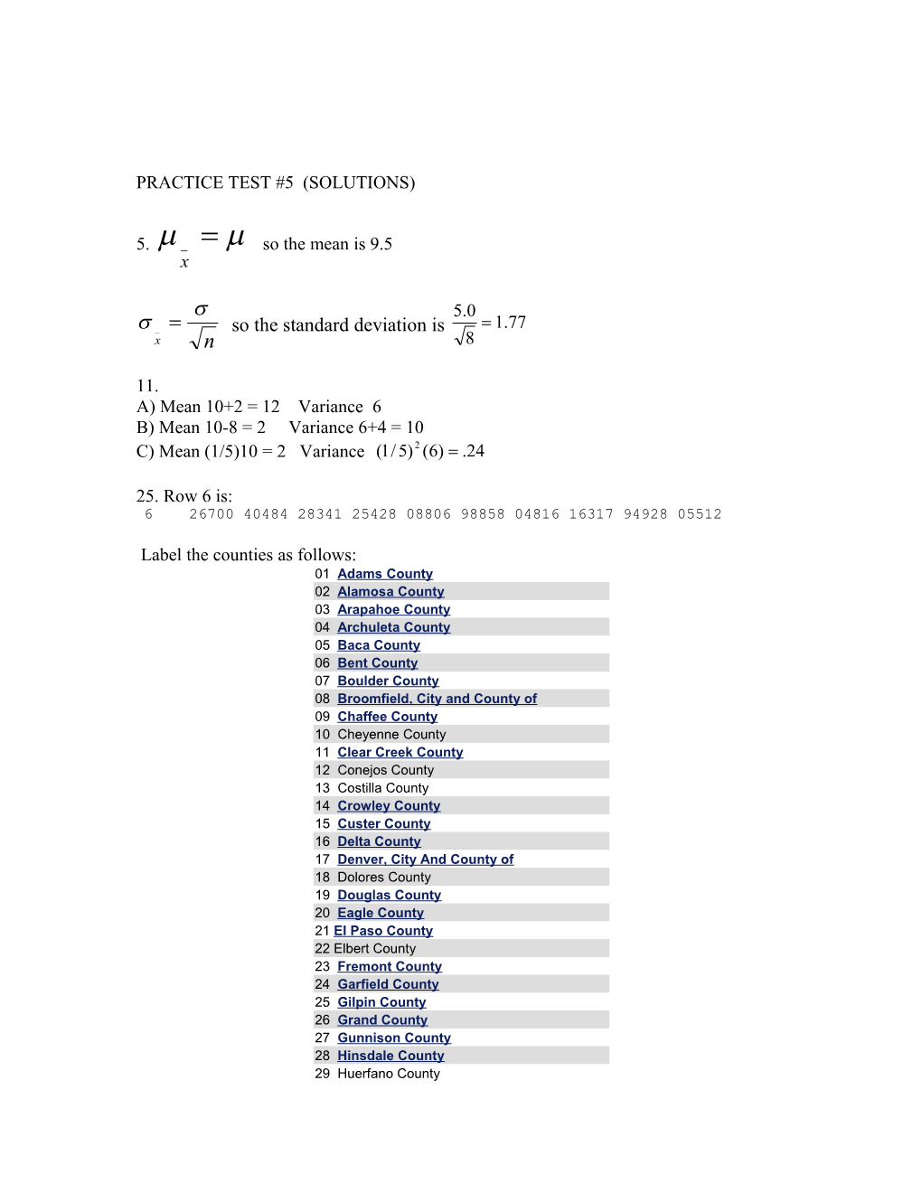 PRACTICE TEST #4 for MWF (SOLUTIONS)