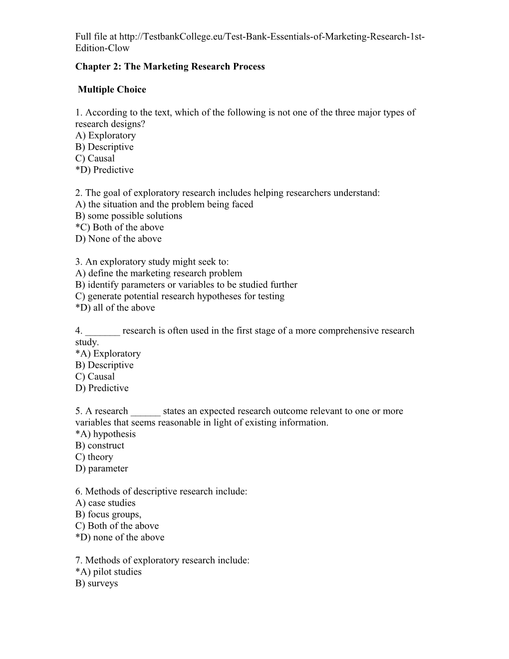 Compare and Contrast the Three Types of Research Designs