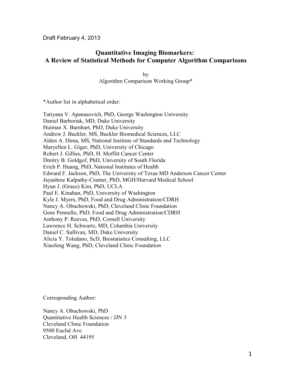 A Review of Statistical Methods for Computer Algorithm Comparisons