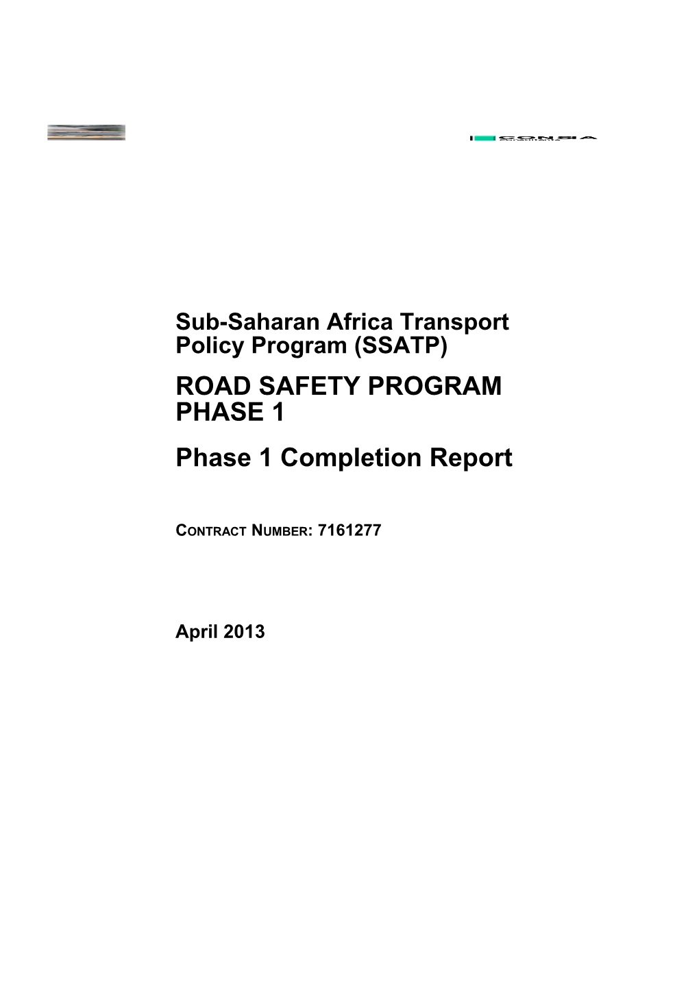 Sub-Saharan Africa Transport