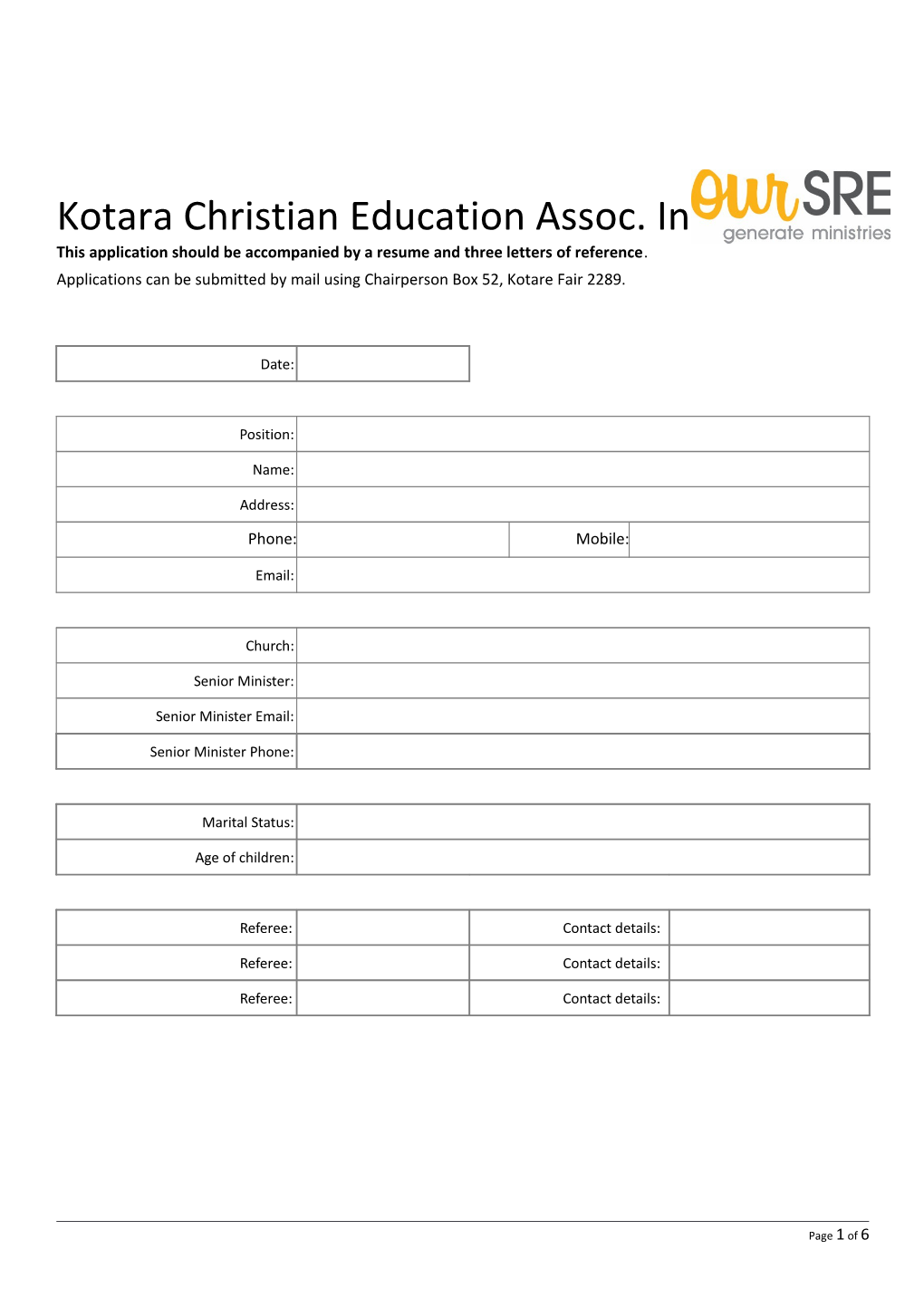 Kotara Christian Education Assoc. Inc