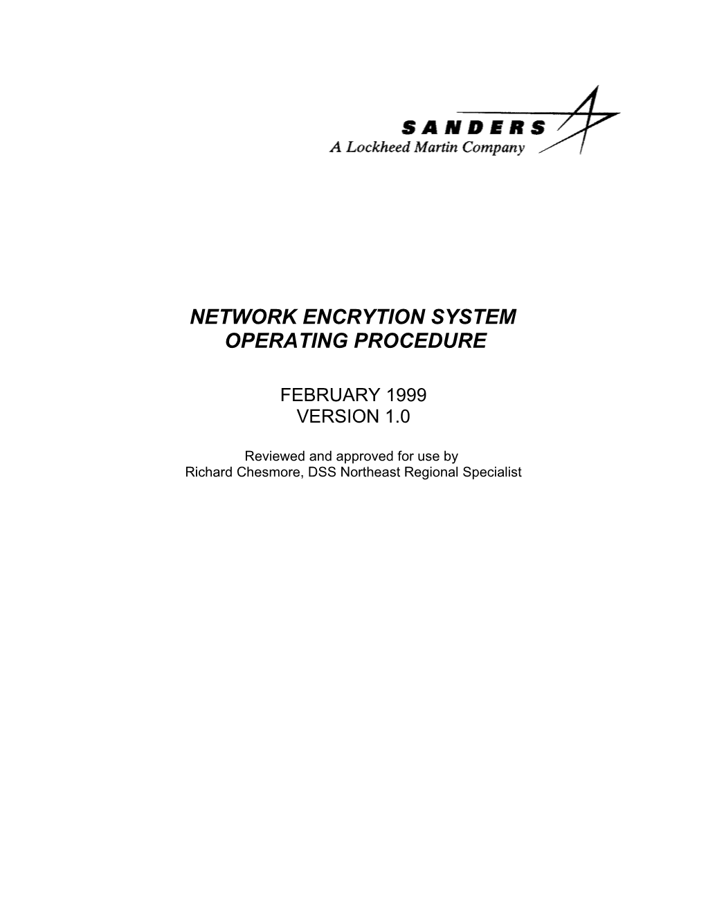 Nes Operating Procedure