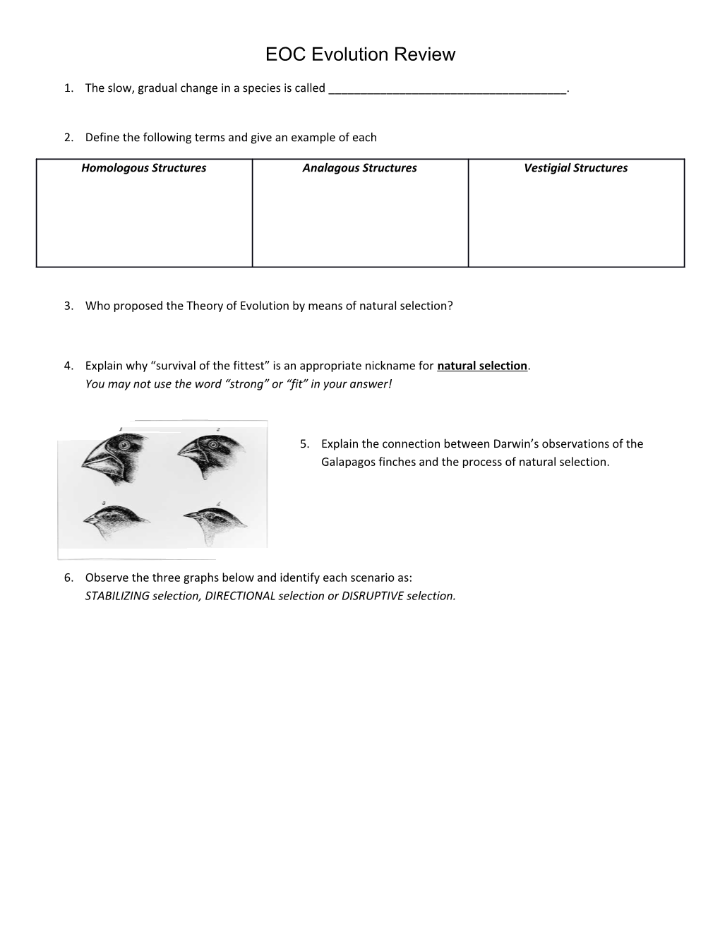 2. Define the Following Terms and Give an Example of Each