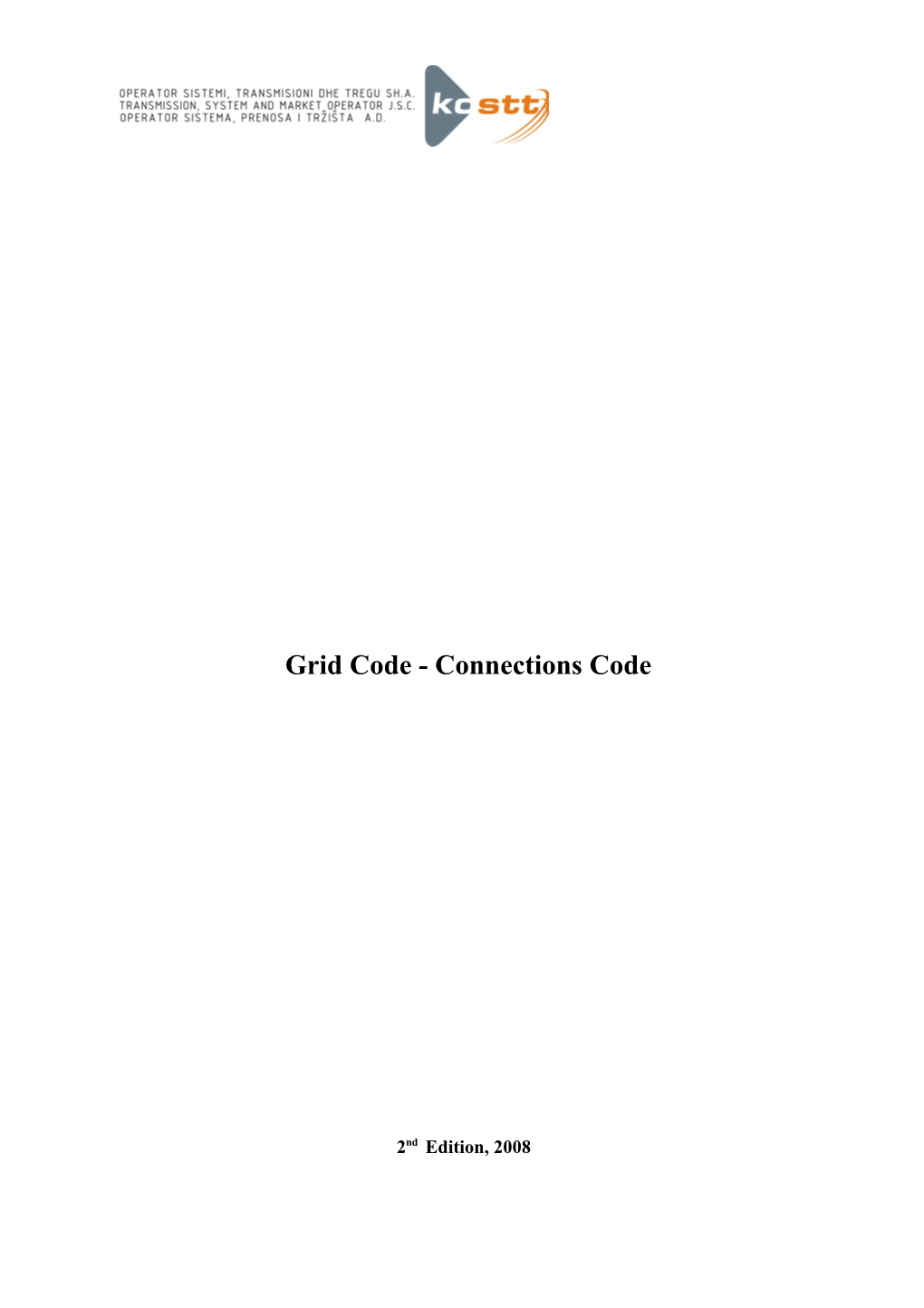 Grid Code - Connections Code