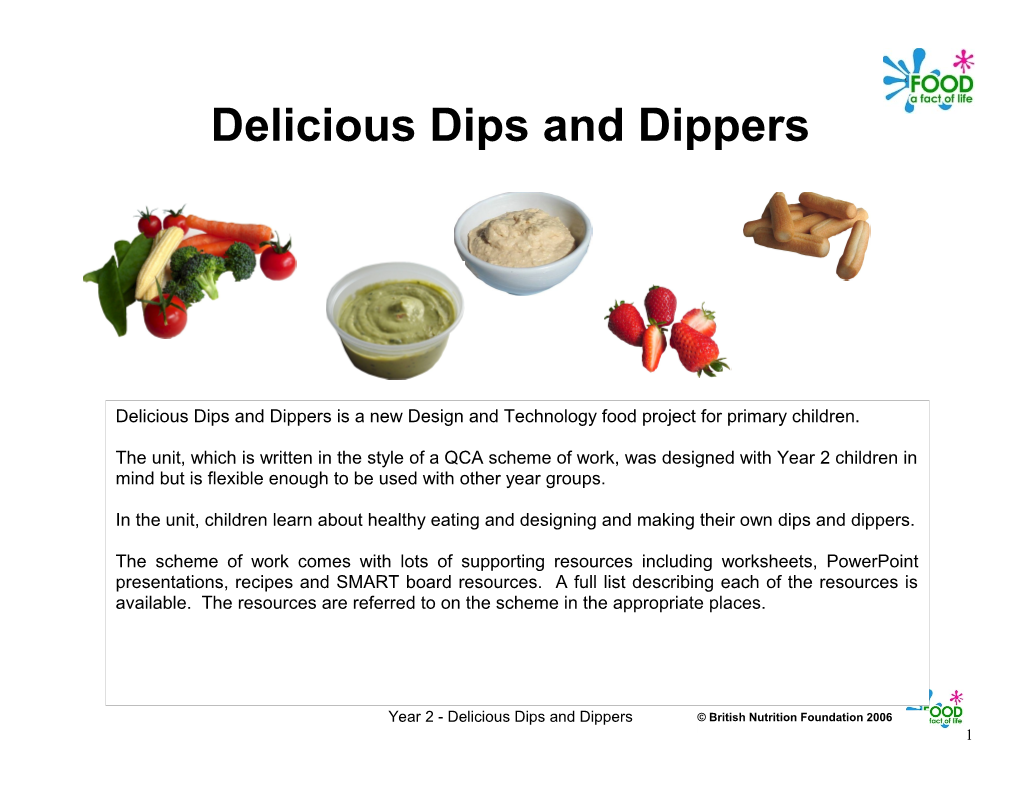 Delicious Dips and Dippers