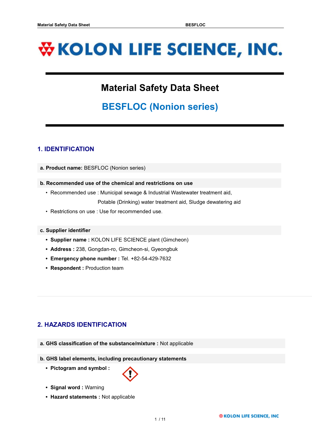 Material Safety Data Sheet s3