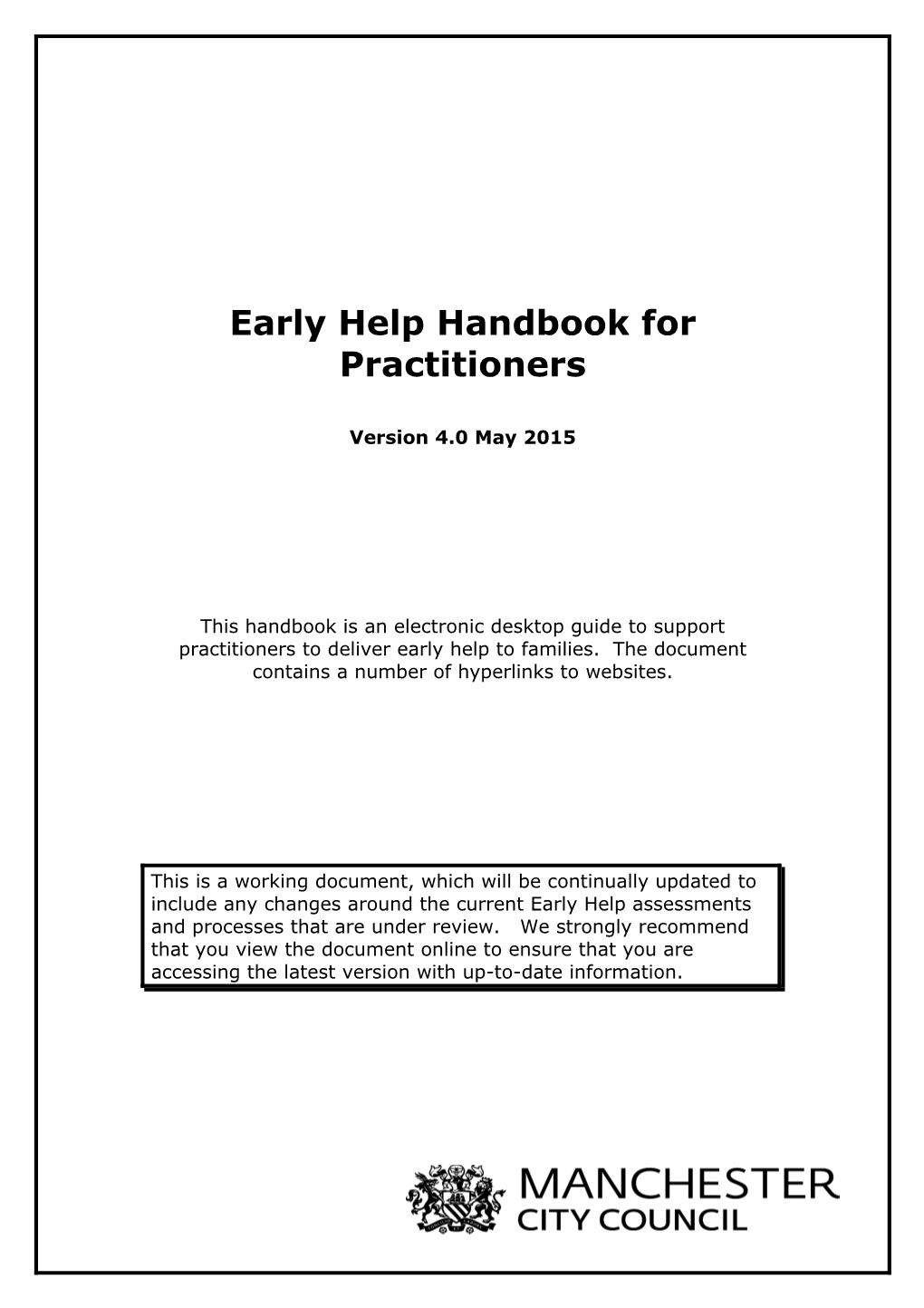 Early Help Handbook