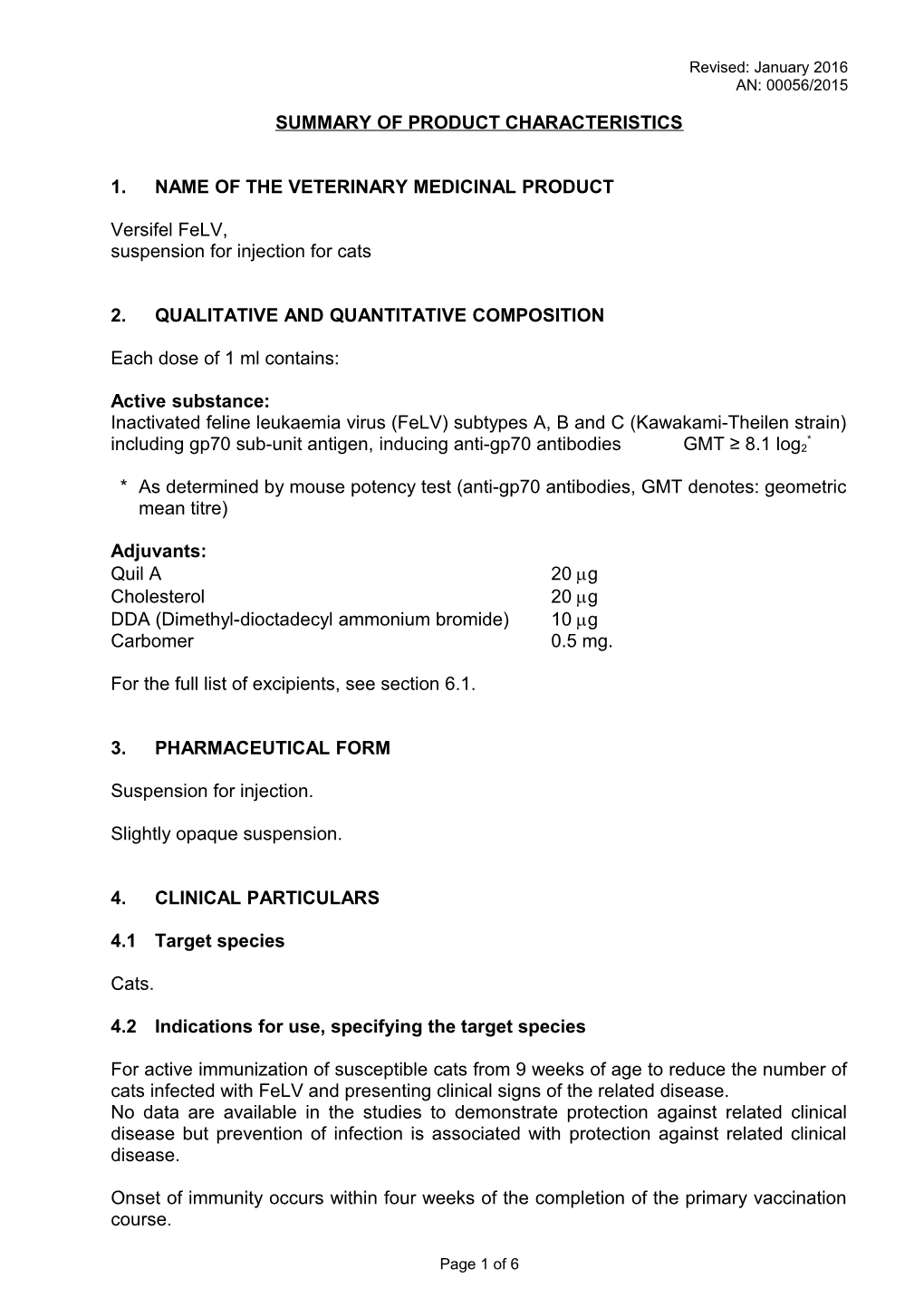 1. Name of the Veterinary Medicinal Product s31